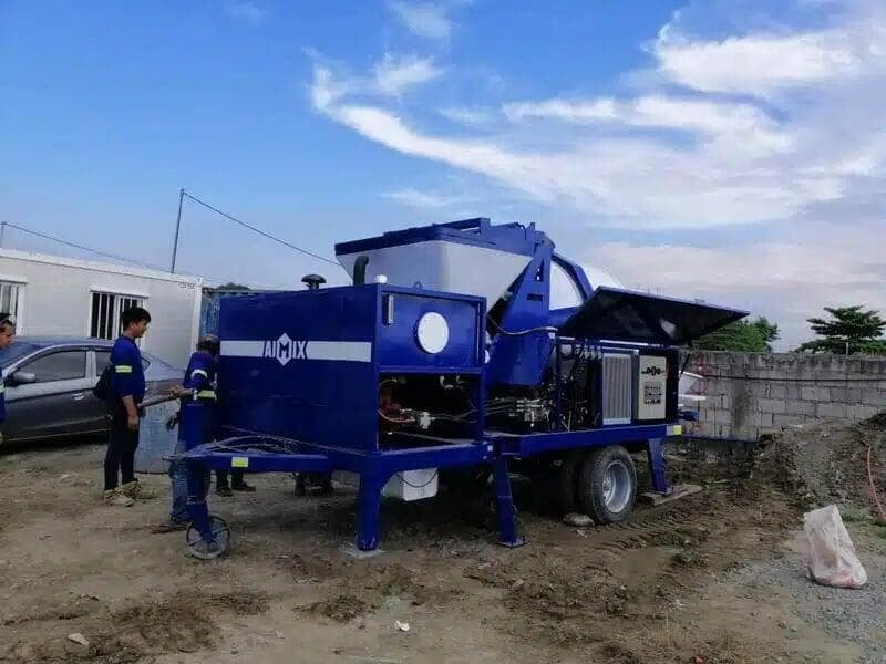What Is The Difference Between A Concrete Mixing Pump And A Line Pump?